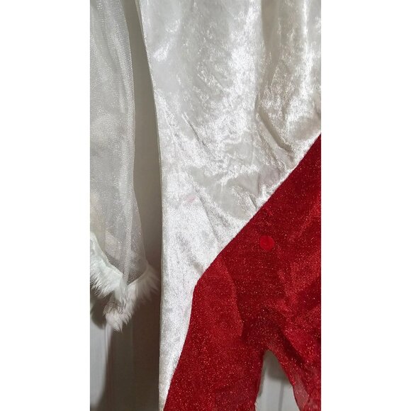 Heavenly Devil Costume Naughty Nice Angel Dress Wings Halo Tail Halloween Girl M - Picture 6 of 9